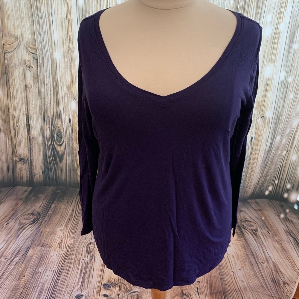 Lane Bryant purple long sleeve t-shirt